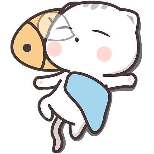 😪 Стикер «Милашка кэт» для Telegram
