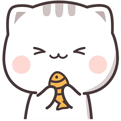 ☺️ Стикер «Милашка кэт» для Telegram