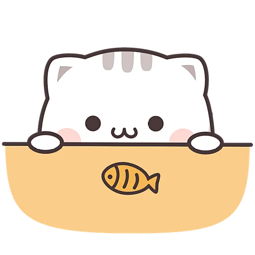 🐠 Стикер «Милашка кэт» для Telegram