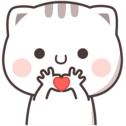 🫶 Стикер «Милашка кэт» для Telegram