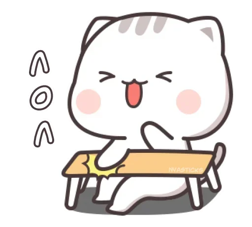 😃 Стикер «Котэ-тян» для Telegram