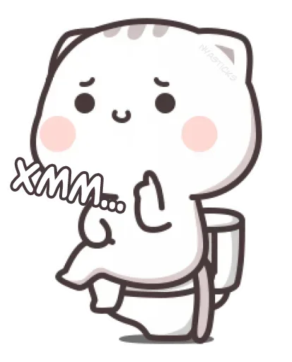 🧐 Стикер «Котэ-тян» для Telegram