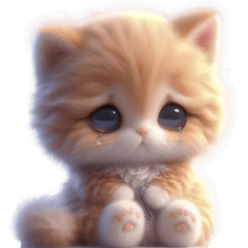 😢 Стикер «Милый Рыжик» для Telegram
