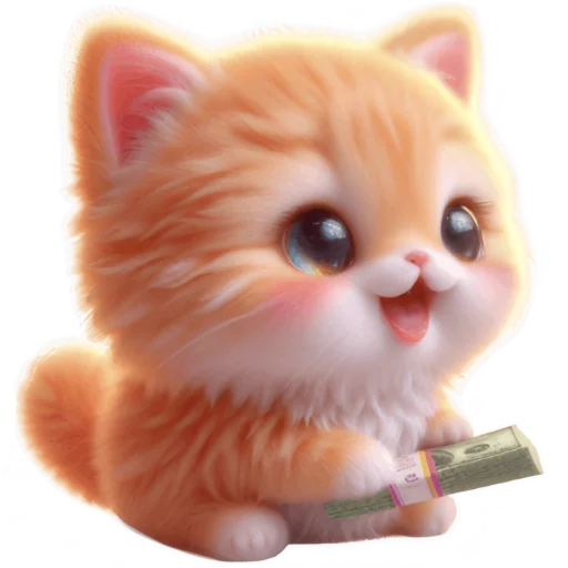 💸 Стикер «Милый Рыжик» для Telegram