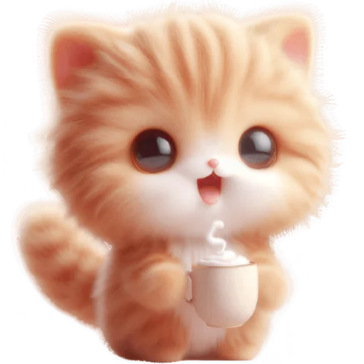 🧋 Стикер «Милый Рыжик» для Telegram