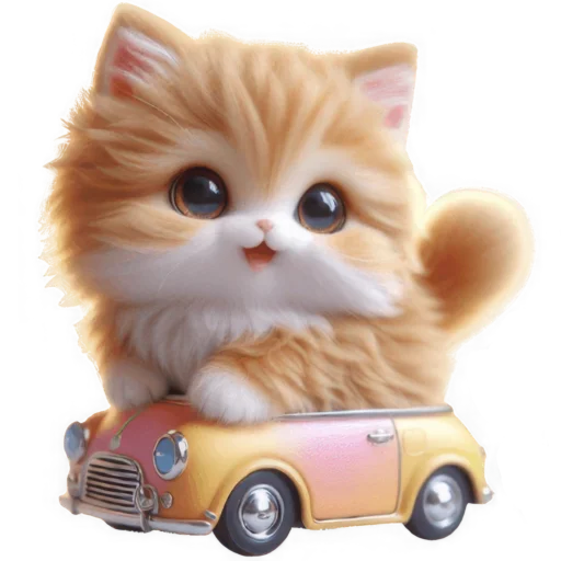 🚕 Стикер «Милый Рыжик» для Telegram