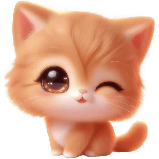 😉 Стикер «Милый Рыжик» для Telegram