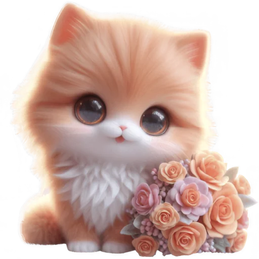 💐 Стикер «Милый Рыжик» для Telegram