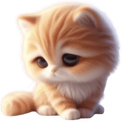 😟 Стикер «Милый Рыжик» для Telegram