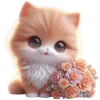 💐 Эмодзи «Милый Рыжик» для Telegram