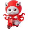 🛵 Эмодзи «Кот кальмар» для Telegram