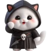 😀 Эмодзи «Мрачный котик» для Telegram