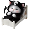 😴 Эмодзи «Мрачный котик» для Telegram