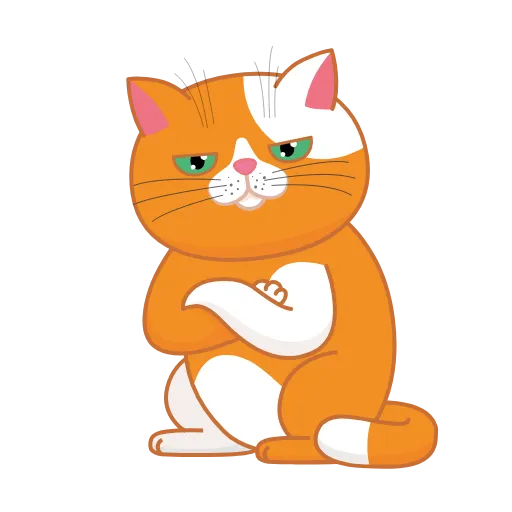 😾 Стикер «cat Jupiter» для Telegram