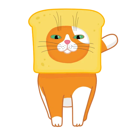 🍞 Стикер «cat Jupiter» для Telegram