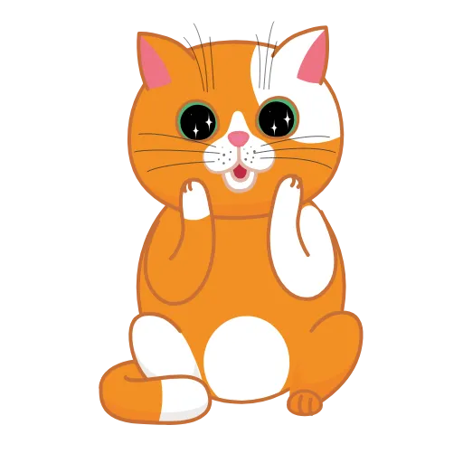 🤩 Стикер «cat Jupiter» для Telegram