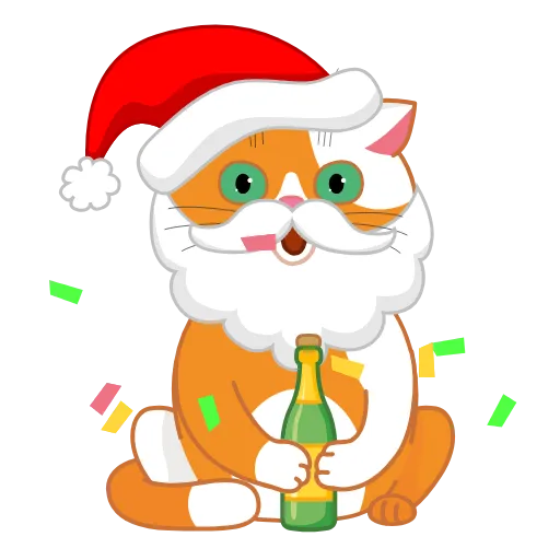 🍾 Стикер «cat Jupiter» для Telegram