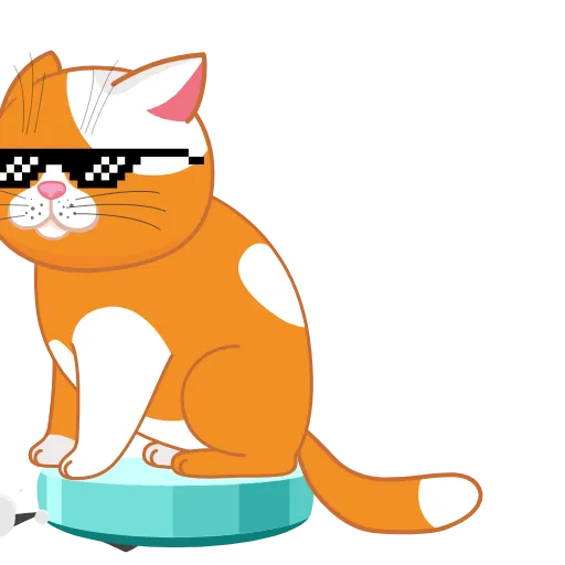 😎 Стикер «cat Jupiter» для Telegram