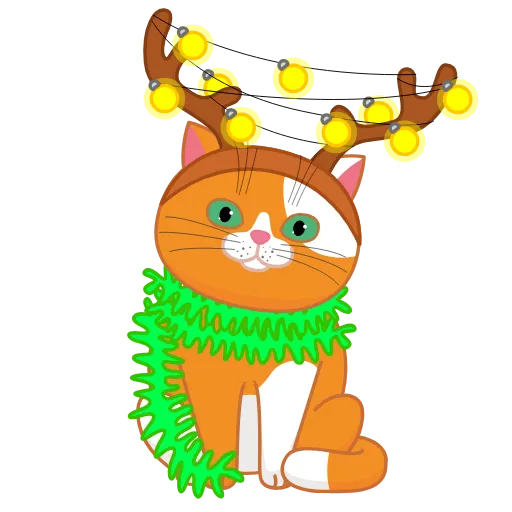 🦌 Стикер «cat Jupiter» для Telegram