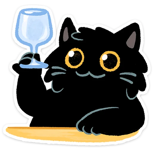 🐱 Стикер «Кот Кефир» для Telegram