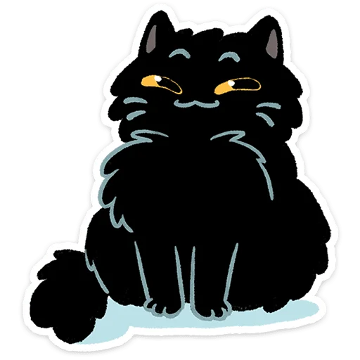 🐱 Стикер «Кот Кефир» для Telegram