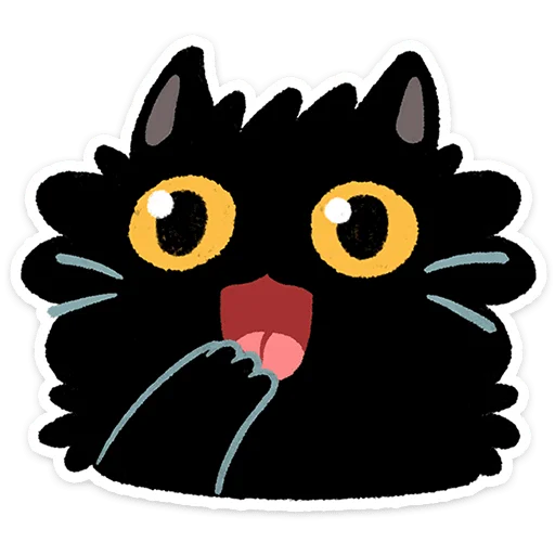 🐱 Стикер «Кот Кефир» для Telegram