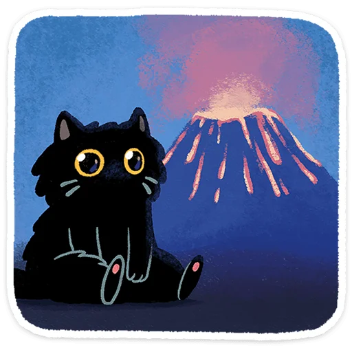 🐱 Стикер «Кот Кефир» для Telegram