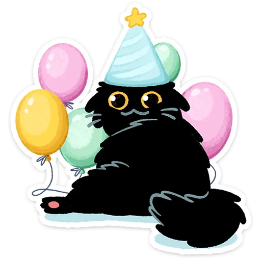 🐱 Стикер «Кот Кефир» для Telegram