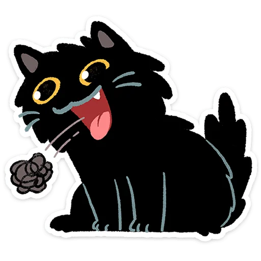 🐱 Стикер «Кот Кефир» для Telegram