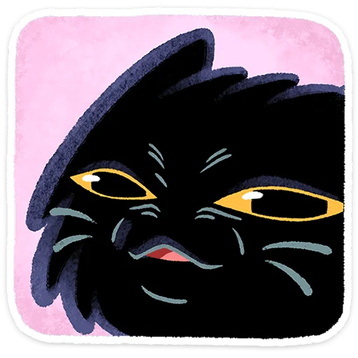 🐱 Стикер «Кот Кефир» для Telegram