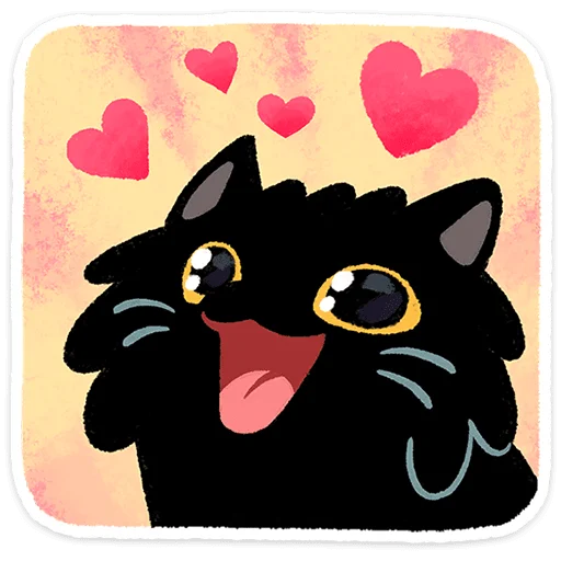 🐱 Стикер «Кот Кефир» для Telegram