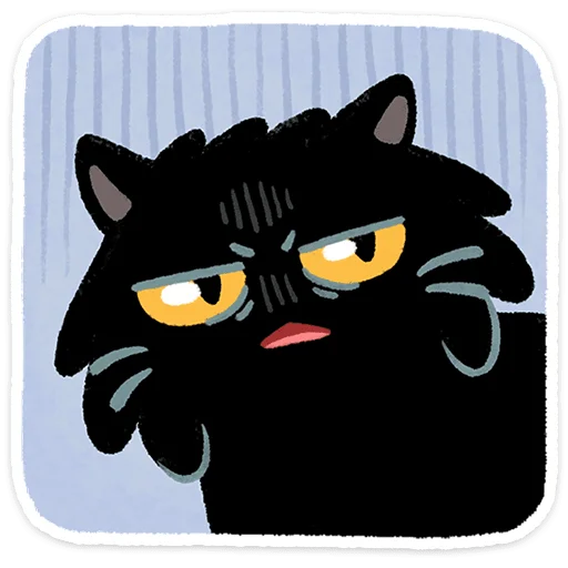 🐱 Стикер «Кот Кефир» для Telegram