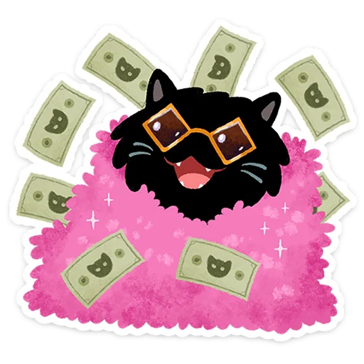 🐱 Стикер «Кот Кефир» для Telegram
