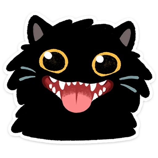 🐱 Стикер «Кот Кефир» для Telegram