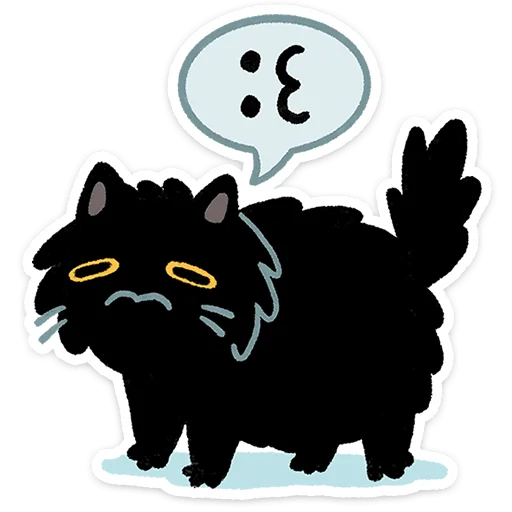 🐱 Стикер «Кот Кефир» для Telegram