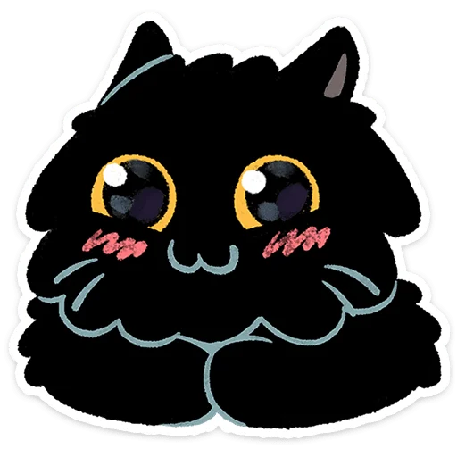 🐱 Стикер «Кот Кефир» для Telegram