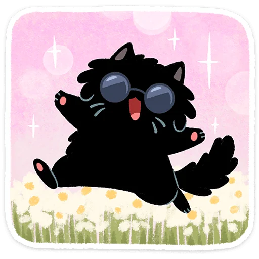 🐱 Стикер «Кот Кефир» для Telegram