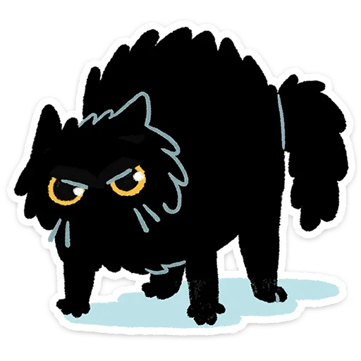🐱 Стикер «Кот Кефир» для Telegram