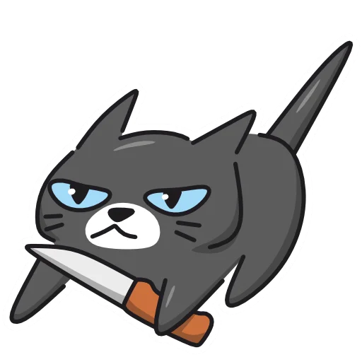 🔪 Стикер «Кис Кыс» для Telegram