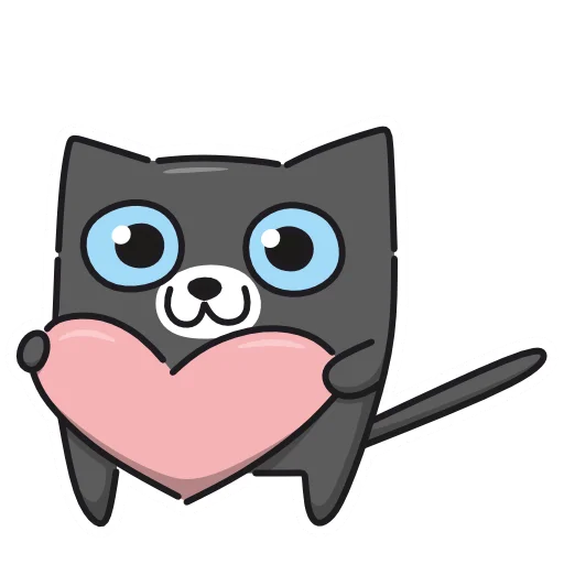 ❤️ Стикер «Кис Кыс» для Telegram