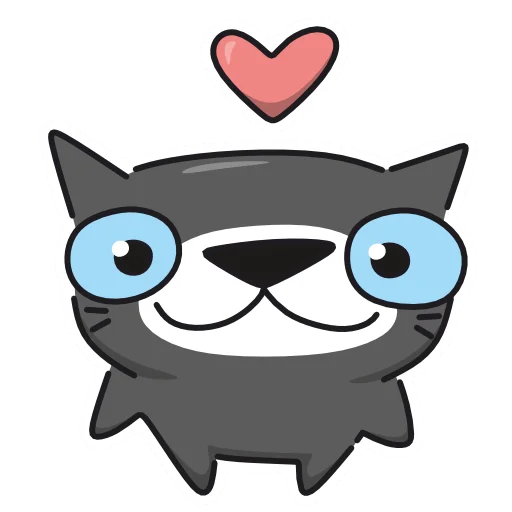 ❤️ Стикер «Кис Кыс» для Telegram
