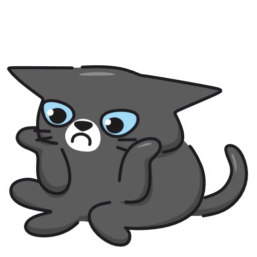☹️ Стикер «Кис Кыс» для Telegram