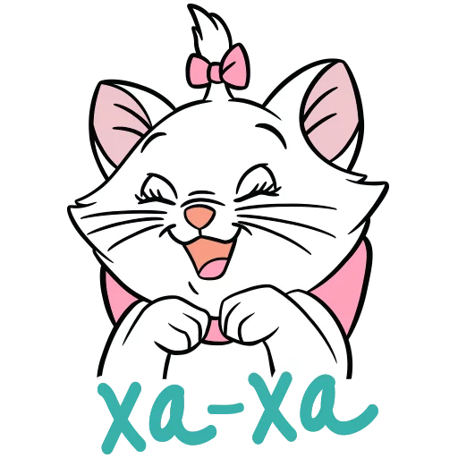 😃 Стикер «Кошечка Мари» для Telegram
