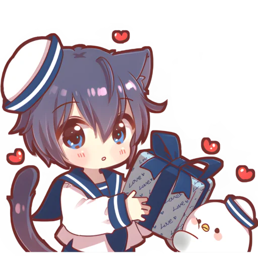 🎁 Стикер «Кот матрос» для Telegram