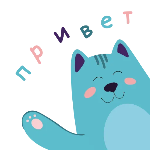 👋 Стикер «МЭШик» для Telegram