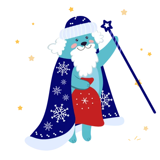 🎄 Стикер «МЭШик» для Telegram