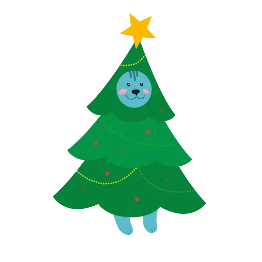 🎄 Стикер «МЭШик» для Telegram