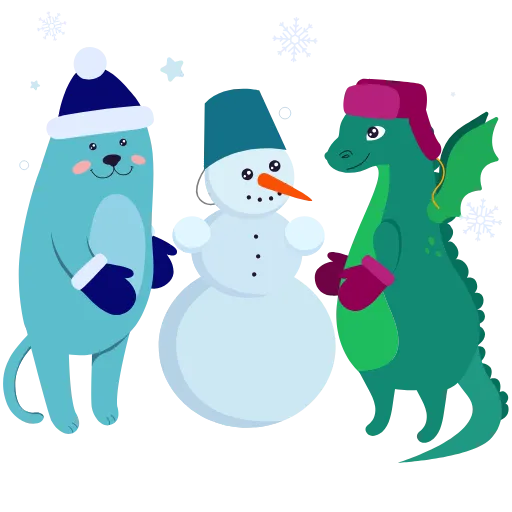 🎄 Стикер «МЭШик» для Telegram