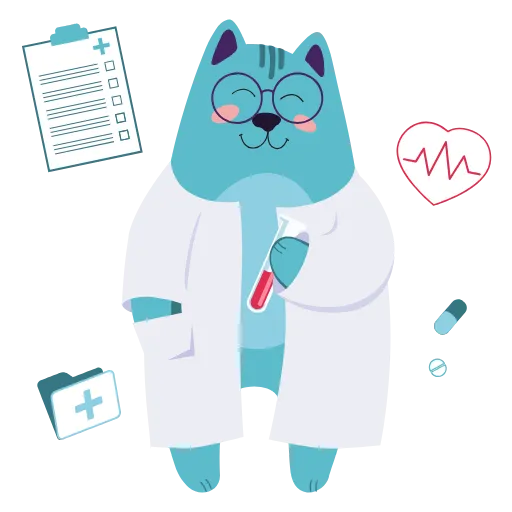👩‍🔬 Стикер «МЭШик» для Telegram