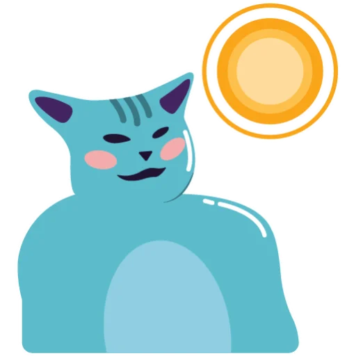 🤨 Стикер «МЭШик на каникулах» для Telegram